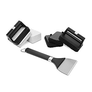 Weber 8‑Piece Griddle Cleaning Kit or Weber Smashed Burger Set $39.99