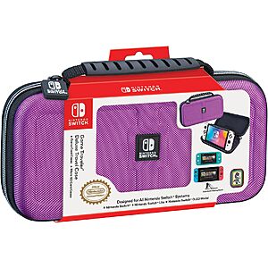 R.D.S. Industries Game Traveler  Deluxe Licensed Travel Case for Nintendo Switch (Purple) $9.99 + Free Shipping w/ Prime or on $35+