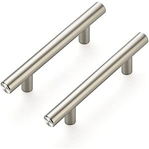 [Prime] $14.25* | 30-Pack Ravinte 5" Cabinet/Drawer Pull Handles (Brushed Nickel Stainless Steel) at Amazon