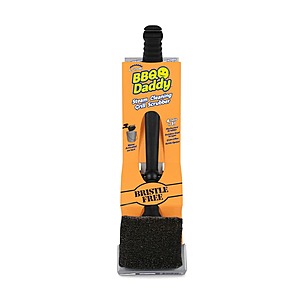 B&M Clearance $18 or less YMMV BBQ Daddy Grill Brush - Bristle Free Steam Cleaning Scrubber  HOME DEPOT
