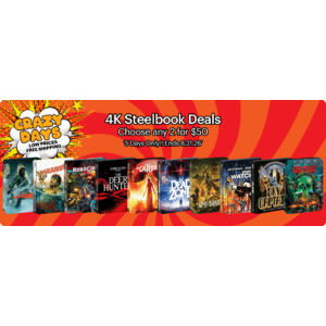 Gruv 4K Steelbook Deals 2 for $50 Shout Factory