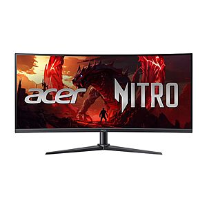 34” Acer Nitro 1440p 200Hz 0.5ms 1500R Curved VA Gaming Monitor $199.99 + Free Shipping
