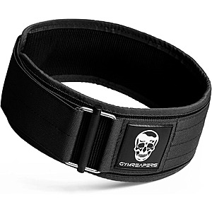Gymreapers 4" Quick Locking Nylon Weightlifting Belt $13.80 + Free Shipping