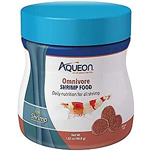 [NEW, SnS] $3.68 | 1.65-Oz Aqueon Omnivore Shrimp Disc Fish Food at Amazon