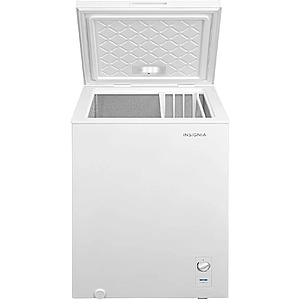 5 Cu. Ft. Insignia Garage-Ready Chest Freezer $130 + Free Shipping