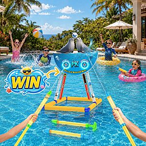 2-Player DX DA XIN Kids Pool Water Gun Target Shooting Game Set $12.79 + Free Shipping w/ Prime or on $35+