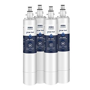 GLACIER FRESH RPWFE, RPWF Refrigerator Water Filter (Built-in CHIP) 4-Pack $71.82