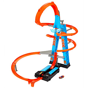 Hot Wheels Sky Crash Tower Motorized Track Set w/ Toy Car $43.00 + Free Shipping