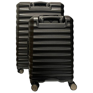 2-Piece Samsonite Ridgeway Polycarbonate 1.5" Expandable Spinner Luggage Set (Black, Checked Bag & Carry-On) $117.76 + Free Shipping