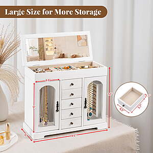 Jewelry Box for Women Girls, save $25 $54.99