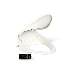 Kohler PureWash E750 Elongated Electric Bidet Toilet Seat with Remote Control, Bidet Warm Water with Dryer $262 + Free Shipping