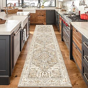 3'x10' Yamaziot Non-Slip Boho Washable Runner Rug $19.96 + Free Shipping w/ Prime or on $35+