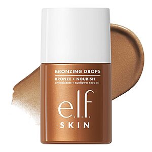 Select Accounts: 1-Oz e.l.f. SKIN Bronzing Drops (Pure Gold) $5.85 w/ S&S + Free Shipping w/ Prime or on $35+