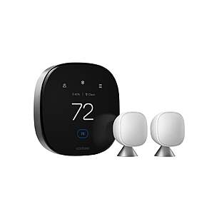 ecobee Smart Thermostat Premium Plus Pack (Includes 2x SmartSensor) $199.99 free shipping Costco.com