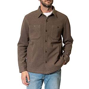 Billabong Men's Knit Shirt Jacket $18.99 Brown or Gray free shipping Save $10 OFF when purchasing 3 or more, Buy 5-9 Save $20 Buy 10+ Save $50 Costco.com