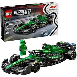 $20.99* | 269-Piece LEGO Speed Champions - Aston Martin Aramco F1 AMR24 (77245, 2025) at Amazon
