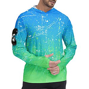 Amazon – ZITY Men's UPF 50+ Long-Sleeve Sun Protection Hoodie - $7.49–$9.99 w/ Code
