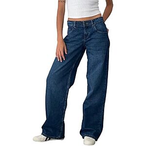 Amazon – EMMIOL Women's Low-Rise Baggy Jeans - $24.99 w/ Code