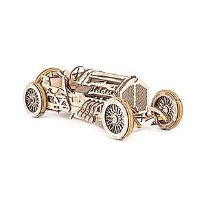 UGears Mechanical Models 3-D Wooden Puzzle - U-9 Grand Prix Car Idea $30.37