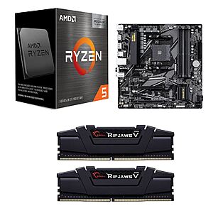 [Micro Center Bundle] Ryzen 5 5600X3D CPU + Gigabyte B550M DS3H AC R2 MB + 16GB G.Skill Ripjaws V RAM $300 + Free Store Pickup