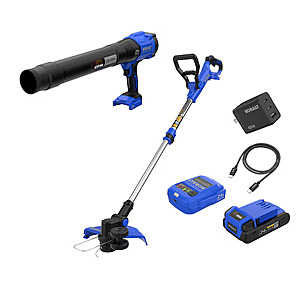 Kobalt 24V 12" Brushless String Trimmer/Edger & Leaf Blower Combo Kit w/ 3.0-Ah Battery & Charger $99.00 + Free Shipping