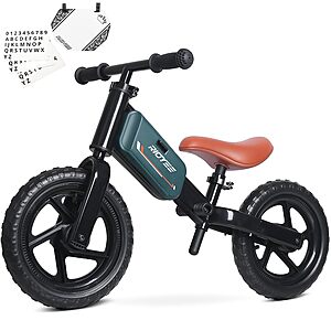 12" Ridyee Kids Balance Bike for Ages 2-5 (Green) $24.99 + Free Shipping w/ Prime or on $35+