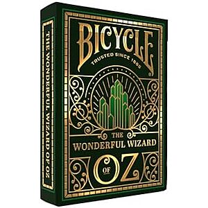 $7.99* | Bicycle Wizard of Oz Playing Cards (Emerald and Gold) at Amazon