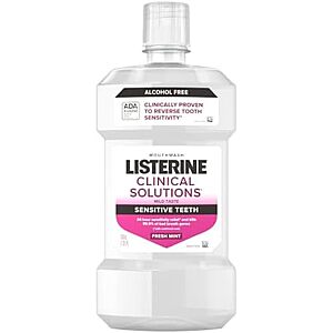 [NEW, SnS, AC] $5.49 | 16.9-Oz Listerine Clinical Solutions Sensitive Teeth Mouthwash at Amazon