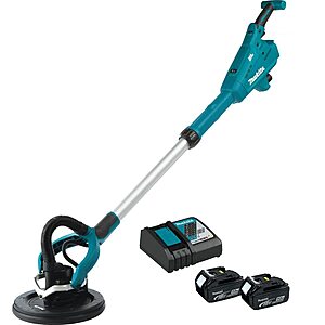 Makita XLS01TX1 18V LXT Lithium-Ion Brushless Cordless 9" Drywall Sander Kit, AWS Capable (5.0Ah) + Makita XSF03Z 18V LXT $929