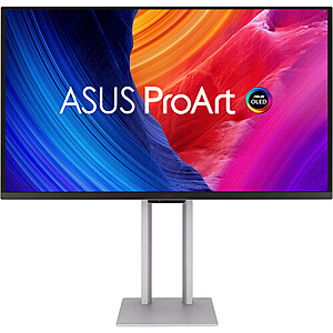 26.5" ASUS ProArt PA27UCDMR 4K UHD QD-OLED 240Hz Professional Monitor + Free Mouse or Mousepad $999 + Free Shipping