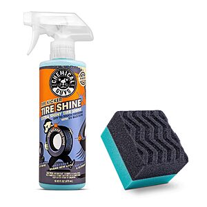 2 pack, 16 oz, Chemical Guys, Tire Kicker Extra Glossy Tire Shine, $12.96, Amazon