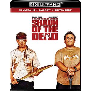 $16.99* | Shaun of the Dead (4K UHD + Blu-ray + Digital) at Amazon