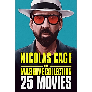 Nicolas Cage The 25-Film Massive Collection (Bundle) $20