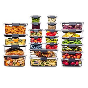 14-Piece Rubbermaid Brilliance BPA-Free Plastic Food Storage Containers w/ Lids $27.99 + Free Shipping w/ Prime or on $35+
