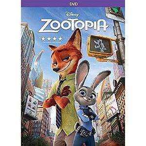 Zootopia (DVD) $9.96 + Free Shipping w/ Prime or on $35+