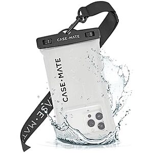 [AC] $9.50* | Case-Mate Waterproof Floating Phone Pouch w/ Crossbody Lanyard (Sand Dollar) at Amazon