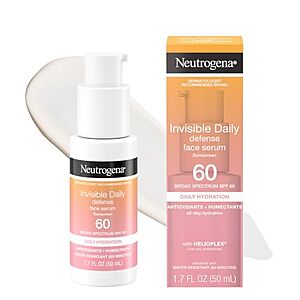 [SnS, AC] $9.14 | 1.7-Oz Neutrogena Invisible Daily Defense SPF 60 Face Sunscreen at Amazon