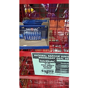 Rayovac high energy 16 pack AA or AAA batteries