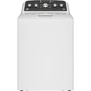 4.5 Cu. Ft. GE High-Efficiency Top Load Washer w/ Deep Fill & Cold Plus (White with Matte Black) $498.99 + Free Shipping
