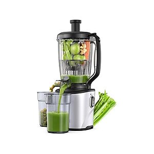 100-Oz Capacity Cold Press Juicer Machine w/ 6.5" Wide Chute $49.99 + Free Shipping w/ Prime