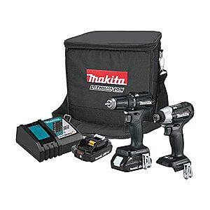 Makita 18-Volt LXT Lithium-Ion sub-compact Brushless cordless 2-piece Combo kit (CX200RB) $199.99