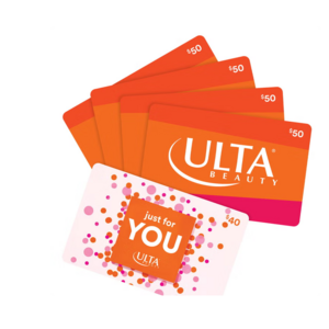 Costco - Ulta Beauty - Four $50 eGift Cards + One $40 eGift Card ($240 Total) - $199.99