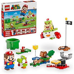 $34.99 | 218-Piece LEGO Super Mario: Starter Course - Adventures with Interactive LEGO Mario (71439, 2024) at Amazon