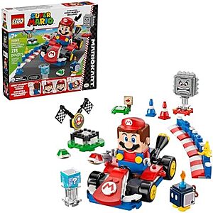 $41.99* | 278-Piece LEGO Super Mario: Mario Kart at Amazon
