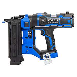 Kobalt XTR 2-1/8-in 18 -Gauge Cordless Straight Brad Nailer (Battery Not Included and Charger Not Included) | KNA 124B-03 $129