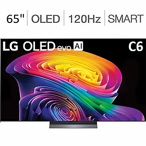LG 65" C6 Series OLED TV + $150 SC + 5 Yr Warranty @ Costco $1499.99