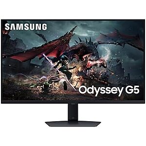 [Resale, AC] $165.77 | 32″ Samsung Odyssey G50D Series QHD 180Hz Fast IPS Freesync Gaming Monitor (Used - Like New) at Amazon