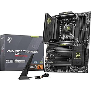 [Resale, AC] $116.63 | MSI MAG X870 Tomahawk WiFi Gaming Motherboard (Used - Like New) at Amazon