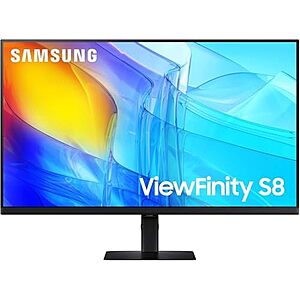 [Resale, AC] $126.99 | 27" Samsung ViewFinity S80D 3840x2160 4K 60Hz 5ms IPS LED Monitor (Used - Like New) at Amazon