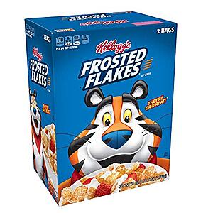 $5.88* | 55oz. Kellogg's Frosted Flakes Giant Box Breakfast Cereal (2 Enclosed Bags) at Amazon